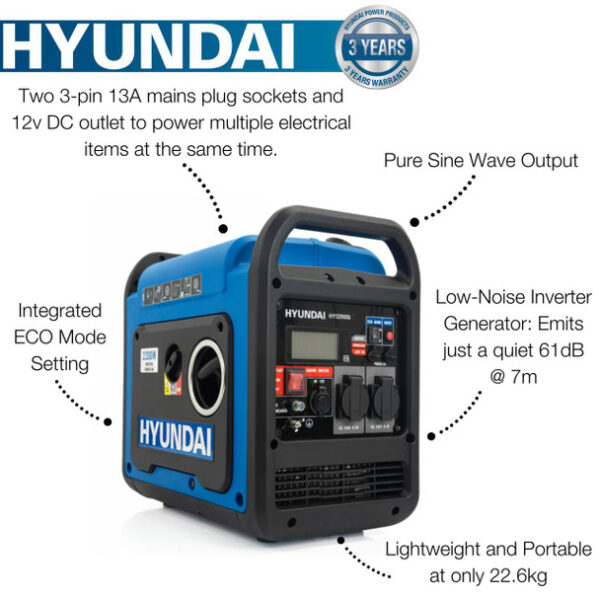 hyundai-2200w-2.2kw-petrol-inverter-generator-pure-sine-wave-output-lightweight-quiet-running-or-hy2250si__94049