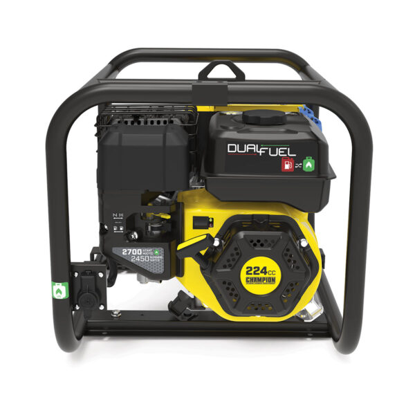 Champion-CHG3500-DF-Dual-Fuel-Frame-Type-Inverter-Generator-with-Lifting-Eye-recoil-start-view